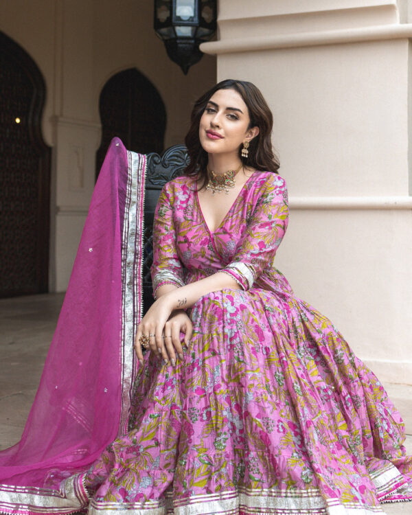 Chanderi Suit Set